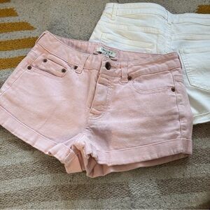 Forever 21 Light Pink Jean Shorts
